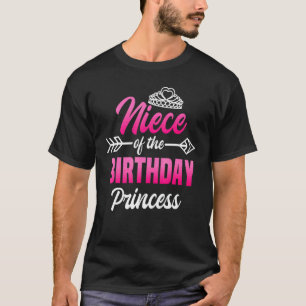 Camiseta Niece Do Celebrato De Bday Do Partido Princesa Ani