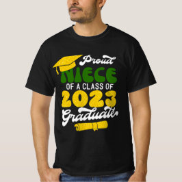 Camiseta NIECE Orgulhosa de uma classe de Formando 2023 Ret
