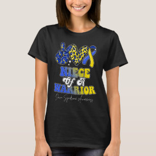 Camiseta Niece Warrior Baixo Síndrome de Sensibilização Fam