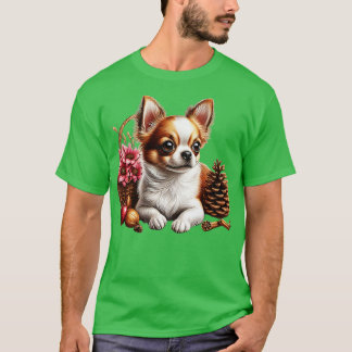 Camiseta Niedlicher Chihuahua im realistischen Zeichenstil