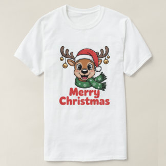 Camiseta NiedlicherWeihnachtsrentierPulloverMerryChristmas