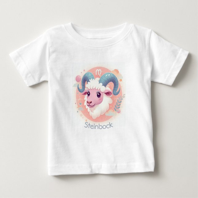 Camiseta Niedliches Sternzeichen Design Steinbock  (Frente)