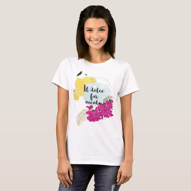Camiseta Niente distante de dolce do IL (Frente Completa)