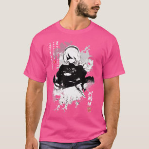 Camiseta Nier Automata 2B - Tinta no Japão