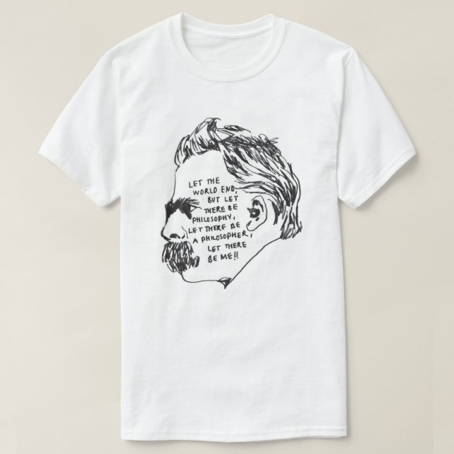 Camiseta Nietzsche (Frente do Design)