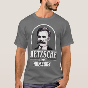 Camiseta Nietzsche é meu ficar em casa