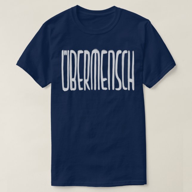 Camiseta Nietzsche Ubermensch (Frente do Design)