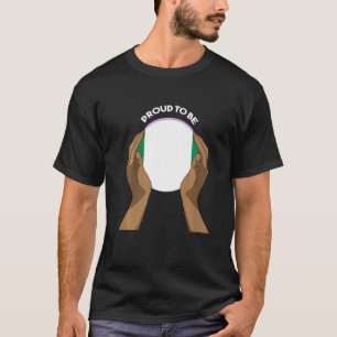 Camiseta Nigéria África Nigéria Orgulhosa Mãos de Amor Oraç