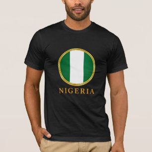 Camiseta Nigéria - Bandeira da Nigéria