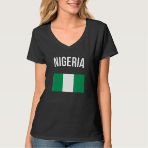 Camiseta Nigéria Camisa da Bandeira Nigeriana Orgu