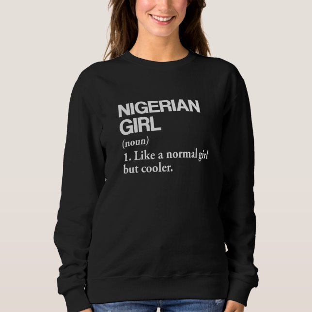 Camiseta Nigéria Definition Flag Country Lang (Frente)
