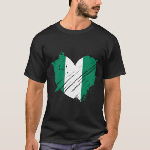 Camiseta Nigéria Flag I Love It Is In My Dna For Nigerians