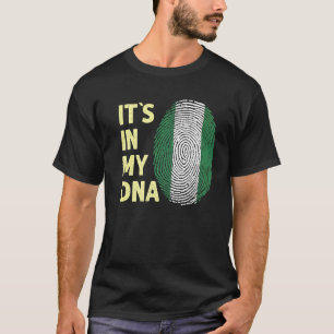 Camiseta Nigéria No Meu Dna, Equipe de Bandeira nigeriana N