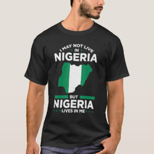 Camiseta Nigéria Orgulho nigeriano-americano africano niger