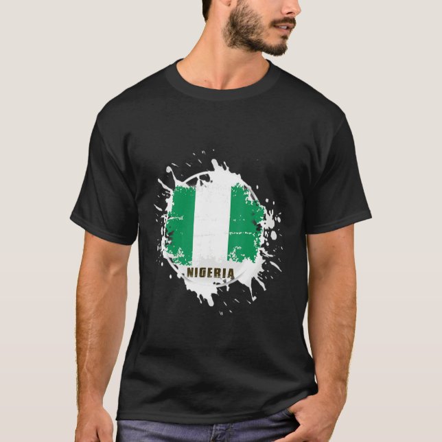 Camiseta Nigeria Splash (Frente)