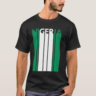 Camiseta Nigéria T Shirt Vintage Nigeriana Flag Vacat