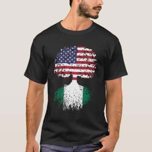 Camiseta Nigerian Roots Nigéria National Heritage Tree Gift