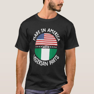 Camiseta nigeriano Nigéria bandeira mulheres nigerianas tee