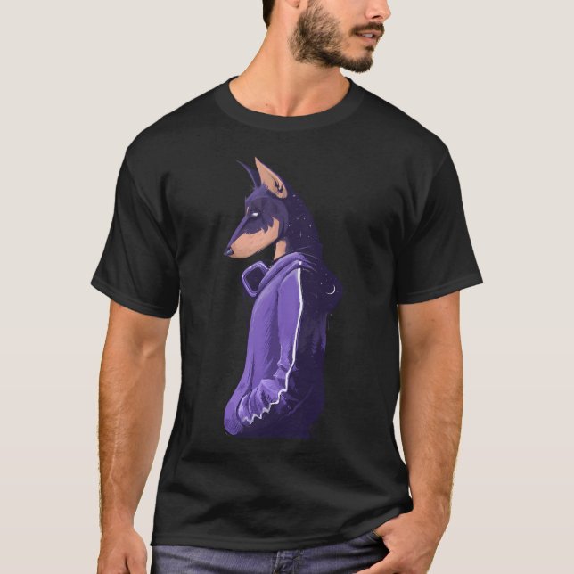 Camiseta Night Doberman (Frente)