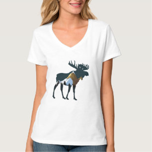 Camiseta Night Forest Moose