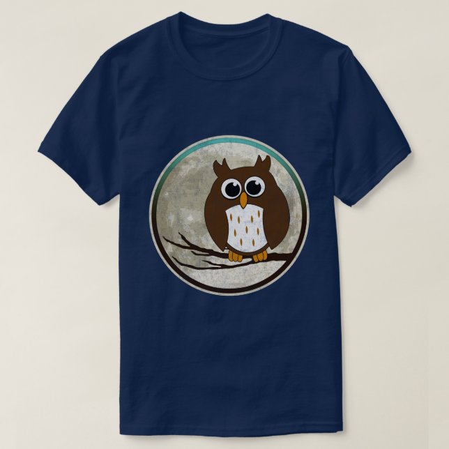 Camiseta Night Owl (Frente do Design)