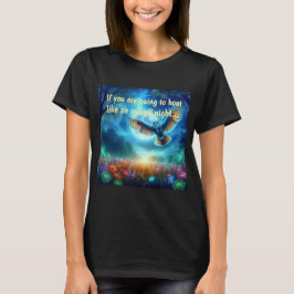 Camiseta Night Owl & Morning Eagle: Viagens Celestiais