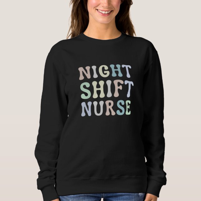 Camiseta Night Shift Nurse Overnight Shift Nurse Nursing (Frente)