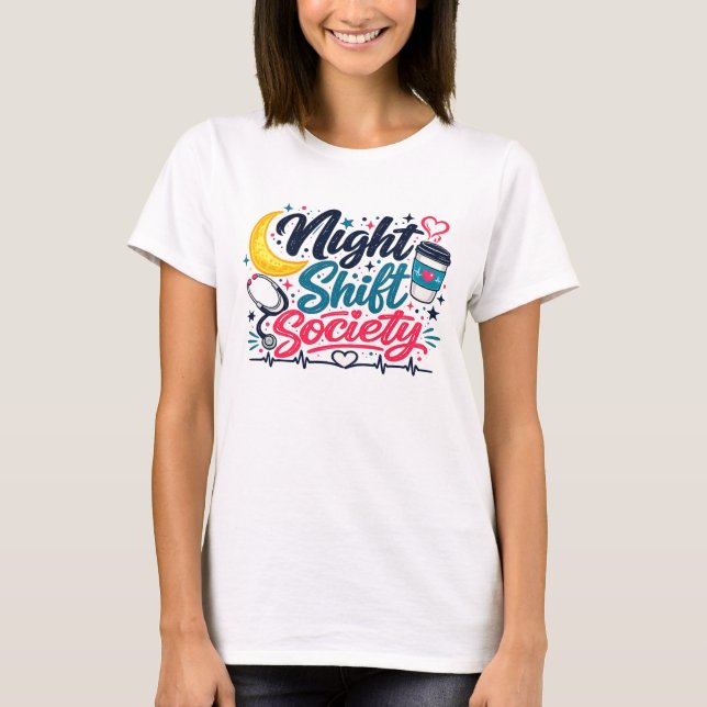 Camiseta Night Shift Society (Frente)