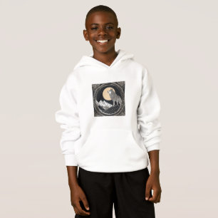 Camiseta Night Wolf Howl - Moonlight & Forest Aestético
