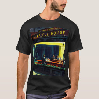 Camiseta Nighthawks na Waffle House - Retro Parody Art