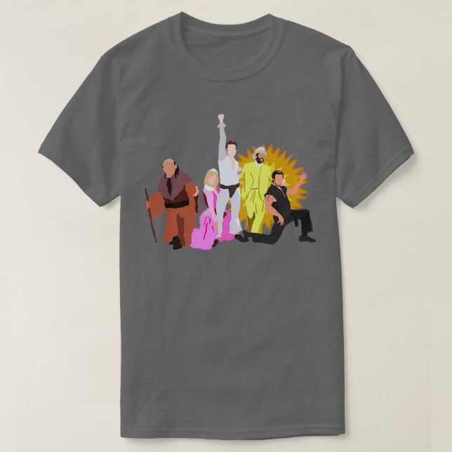 Camiseta Nightman e Dayman (Frente do Design)