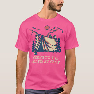 Camiseta Nights at Camp Camping Forest Camper Woods Vacatio
