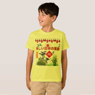 Camiseta Nihon no sogen amarelo