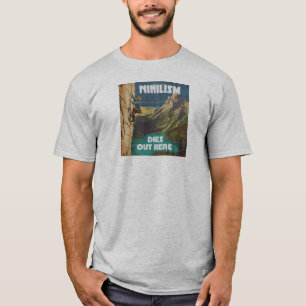 Camiseta Niilismo Morre Aqui Escalando Rock