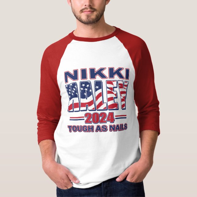 Camiseta Nikki Haley para o Presidente 2024 (Frente)