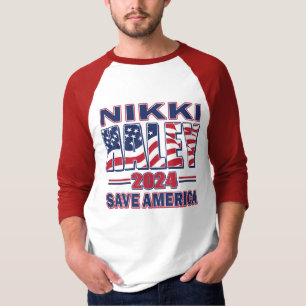 Camiseta Nikki Haley Salve a América