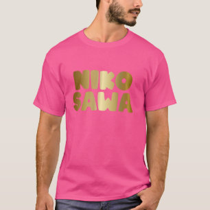 Camiseta Niko Sawa, Tanzânia, Swahili dizendo, mir geht gu
