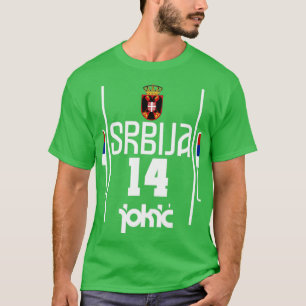 Camiseta Nikola Jokic Retro Sérvia Jersey Fan Art