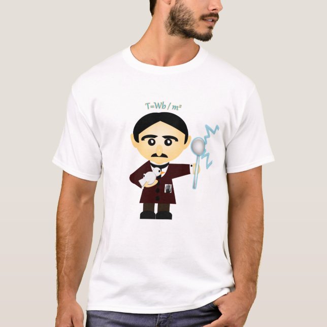 Camiseta Nikola Tesla (Frente)