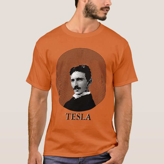 Camiseta Nikola Tesla (Frente)
