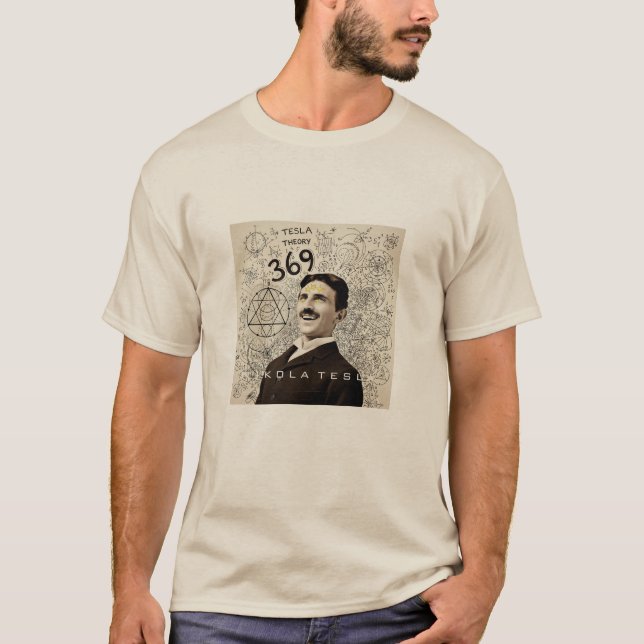 Camiseta Nikola Tesla - 369 Key for the Universe (Frente)