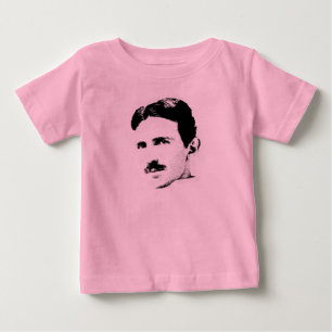 Camiseta Nikola Tesla bebé
