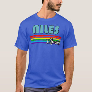 Camiseta Niles Illinois Pride Niles LGBT Gift Suporte LGBTQ