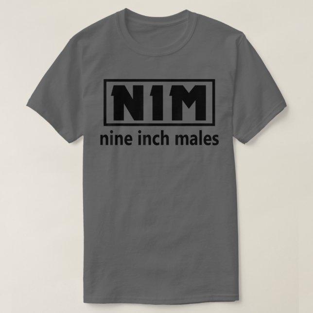 Camiseta Nim Nove Polegadas Males Engraçados (Frente do Design)