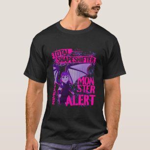 Camiseta Nimona Total Shapeshifter Monster Alert Grafite