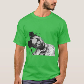 Camiseta Nina Chuba Vector Art Serene and Edgy Monochrome C