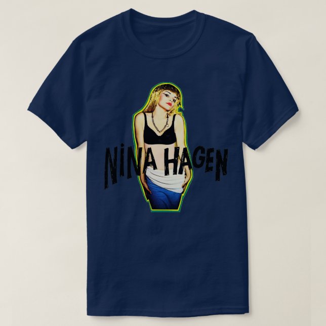 Camiseta Nina Hagen (Frente do Design)