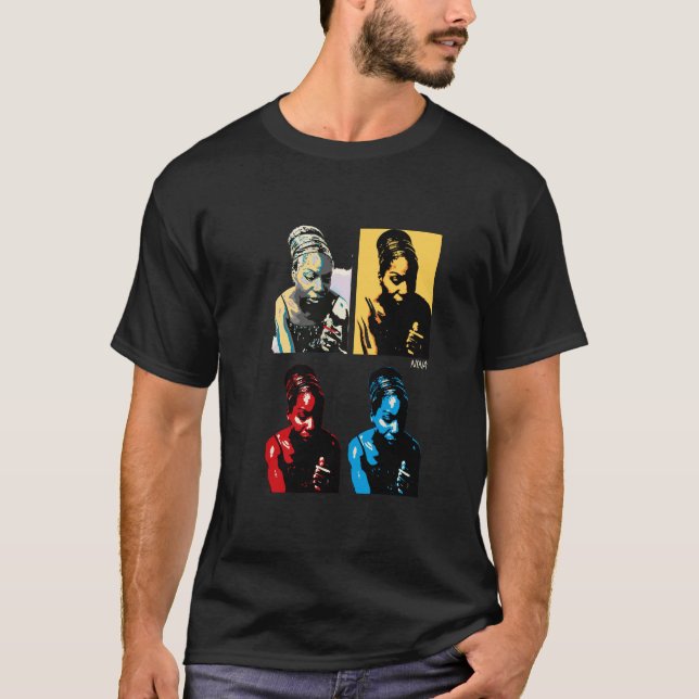 Camiseta nina jazz blues fan art (Frente)