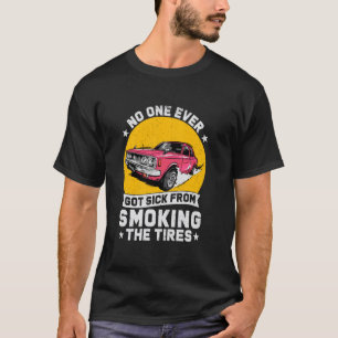 Camiseta Ninguém Adoeceu por Fumar Pneus- Entusiasta de Car