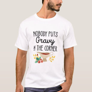 Camiseta Ninguém Coloca Molho No Canto Ação De Graças Engra